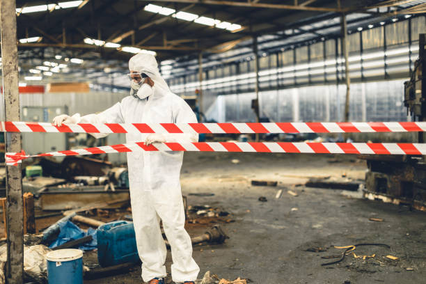 Professional Trauma Scene Cleanup technician working in Menno, SD